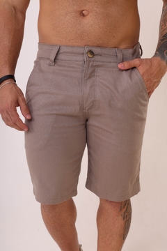Bermuda Sarja Jeans Com Lycra Premium Masculino Social Diversas Cores, Revesst Jeans. 0000022