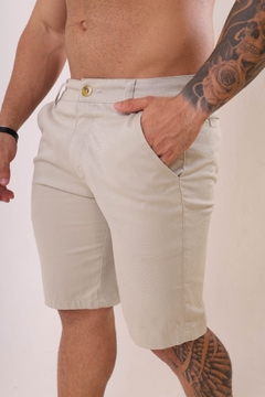Imagem do Bermuda Sarja Jeans Com Lycra Premium Masculino Social Diversas Cores, Revesst Jeans. 0000022