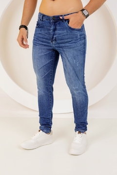 Calças Jeans Masculina Skinny Com Lycra, tradicional basica, Revesst jeans. 0000101