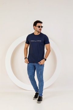 Calças Jeans Masculina Com Lycra, Detalhes Nos Bolsos. Revesst jeans 0000102 - Revesst Jeans