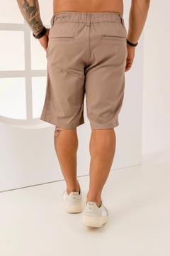 Bermuda Masculina Short Sarja Com Lycra, Com Detalhe De Cos De Elástico, Revesst Jeans. 0000023 na internet