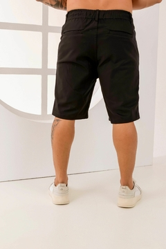 Bermuda Masculina Short Sarja Com Lycra, Com Detalhe De Cos De Elástico, Revesst Jeans. 0000023 - Revesst Jeans