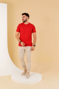 Calça Jogger Sarja Masculina Punho E Cos De Elastico Com Lycra, Revesst Jeans. 0000047 - Revesst Jeans