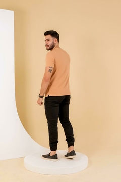 Calça Jogger Sarja Masculina Punho E Cos De Elastico Com Lycra, Revesst Jeans. 0000047 na internet