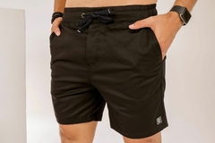 Short Mauricinho Sarja Com Lycra, Detalhe De Cós De Elastico, Revesst Jeans. 0000051 - loja online