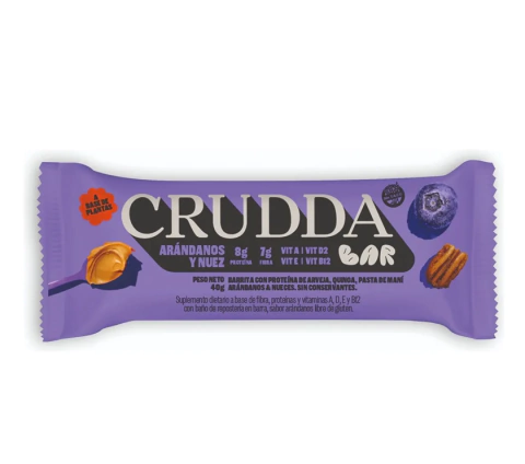 CRUDDA BAR ARANDANO Y NUEZ - CRUDDA - comprar online