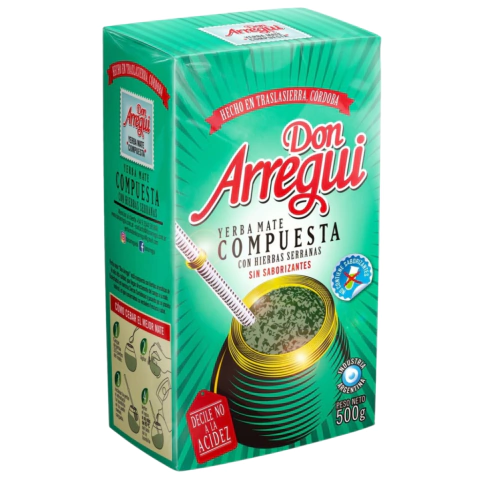 YERBA MATE COMPUESTA X 500GR DON ARREGUI