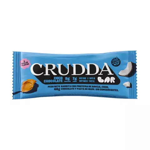 Crudda Bar Coco Chocolate – Barrita Raw Vegana y Energética - comprar online