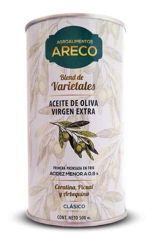 ACEITE DE OLIVA EXTRA VIRGEN X 500ML - ARECO