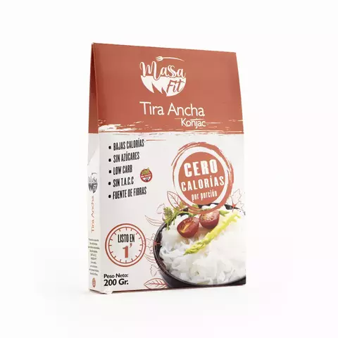 TIRA ANCHA FETTUCHINI KONJAC X 220G-MASSA FIT