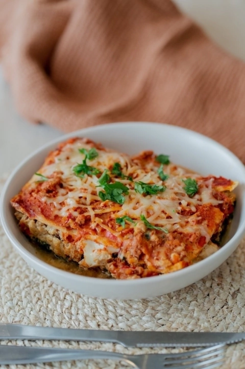 LASAGNA KETO SIN TACC- CHICKEN FIT
