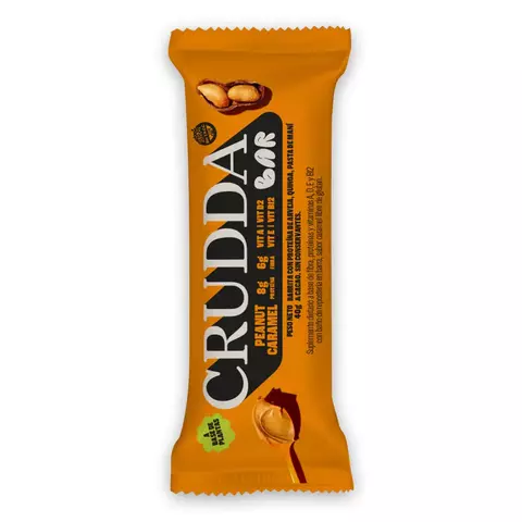 Barra Proteina Vegana Organica Crudda Peanut Caramel Raw - comprar online