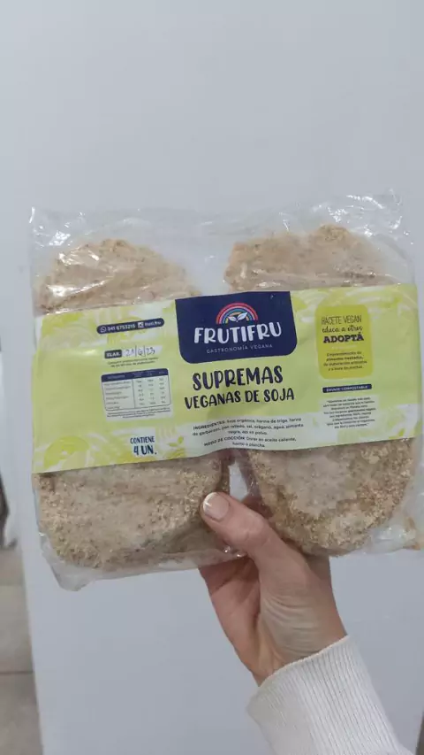 SUPREMAS DE SOJA X 500 GR - FRUTI FRU
