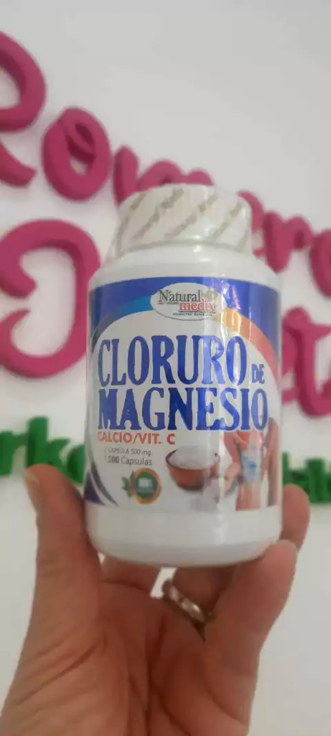 CLORURO DE MAGNESIO X 100CAP - NATURAL MEDIX