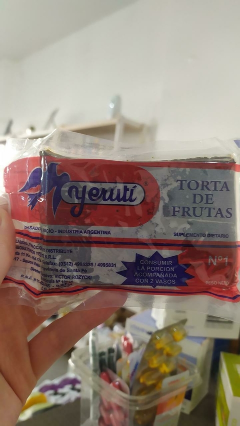 TORTA DE FRUTAS LAXANTE - YERUTI