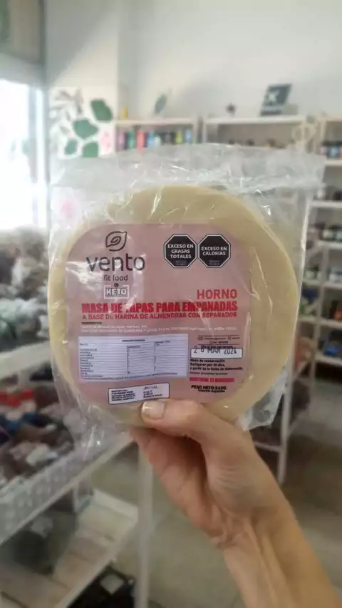 Tapas de Empanadas Keto x 12 u – Vento | Sin Harinas Refinadas