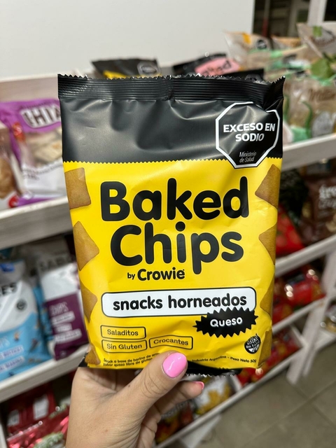 BAKED CHIPS SABOR QUESO X 50GR SIN TACC