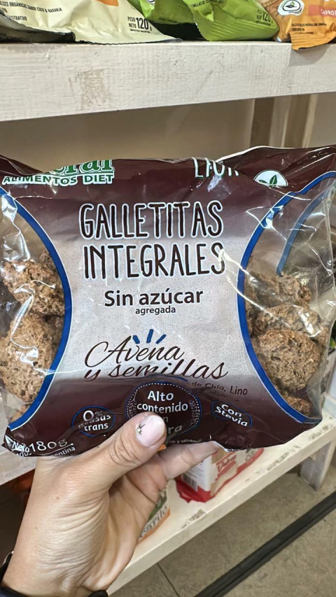 GALLETITAS DE AVENA Y SEMILLAS SIN AZUCAR X 190G- CERAL - comprar online