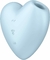 Satisfyer Cutie Heart - succion + vibracion celeste - Luden