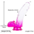 Jelly Cristal Dildo Largo 18 diametro 3,8cm - tienda online