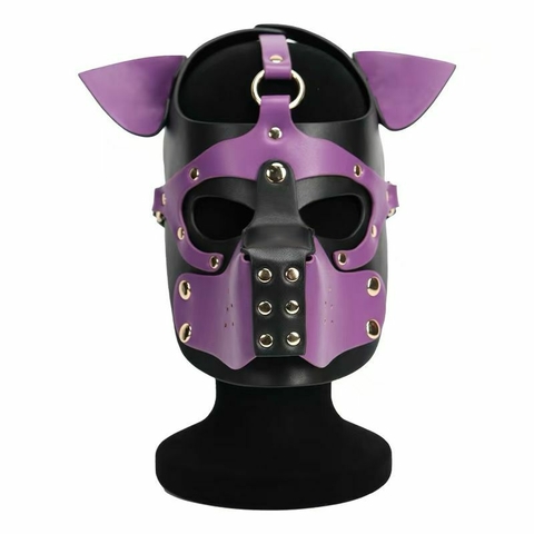 Puppy Mask Eco cuero Violeta - comprar online