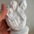 Busto Colo de Mãe Floral gesso 11cm na internet