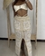 Saia Tricot Azulejo Areia