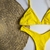 Biquíni Triângulo + Asa Delta Amarelo