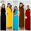 Coleção Beira -Mar Vestido Longuete com bolsos laterais e fenda na perna, tecido malha Viscolycra. Pré encomenda Vestindo P ao GG - 472 - comprar online