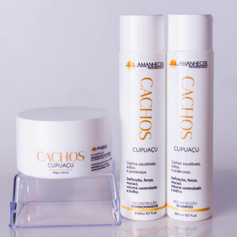 Kit Reconstrução Cupuaçu Shampoo, Condicionador e Máscara 300ml - comprar online