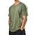 REMERA CORTE REGULAR G-Textil - VERDE MILITAR - comprar online