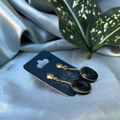 BRINCO ARGOLA (OURO)- ONIX na internet