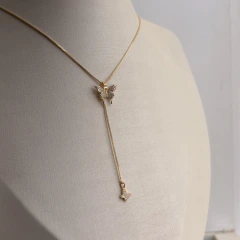 COLAR GRAVATA BORBOLETA CRAVEJADA - comprar online