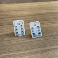 TRIO PONTO DE LUZ AZUL PRATA 925 na internet
