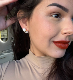 BRINCO BIPONTA- QUARTZO BRANCO