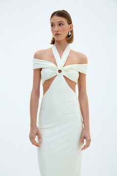 Vestido Ella Off White na internet