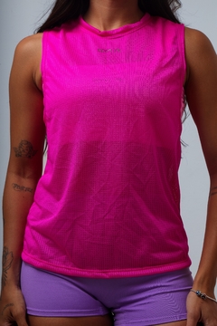 Regata games telinha poliester pink - comprar online