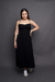 VESTIDO LUCY - CETIM PRETO