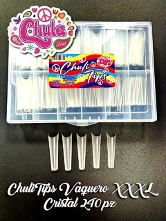 NUEVO CHULITIPS VAQUERO CRISTAL XXXL 240 PZAS (CAJA DURA)