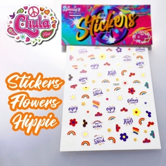 STICKER FLOWERS HIPPIE