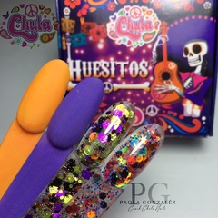 NUEVA COLECCION DE ACRILICOS HUESITOS 4 PZAS.
