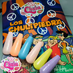 NUEVA CHULI GAMA GEL CHULI PIEDRA 6 PZAS