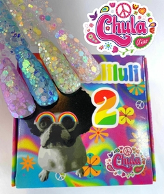 NUEVO COLECCION DE ACRILICOS SHULILULI #2 4 PZS (7 gr)