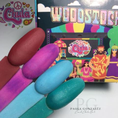 COLECCION DE ACRILICOS WOODSTOCK 4 PZAS.