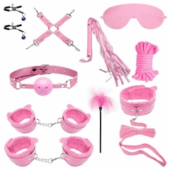 Kit BDSM completo rosa