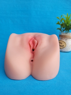 Masturbador que imita pele humana Vagina e Ânus