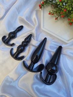 Kit com 4 Plugs anais de silicone macio - comprar online