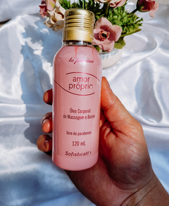 Óleo de Massagem beijável Morango e Champanhe