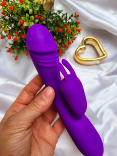Vibrador ponto G com estimulo de Clitóris recarregável