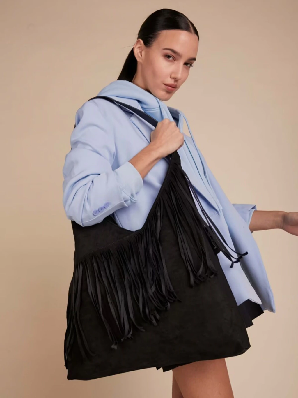 SHOPPING BAG HELENA CON FLECOS
